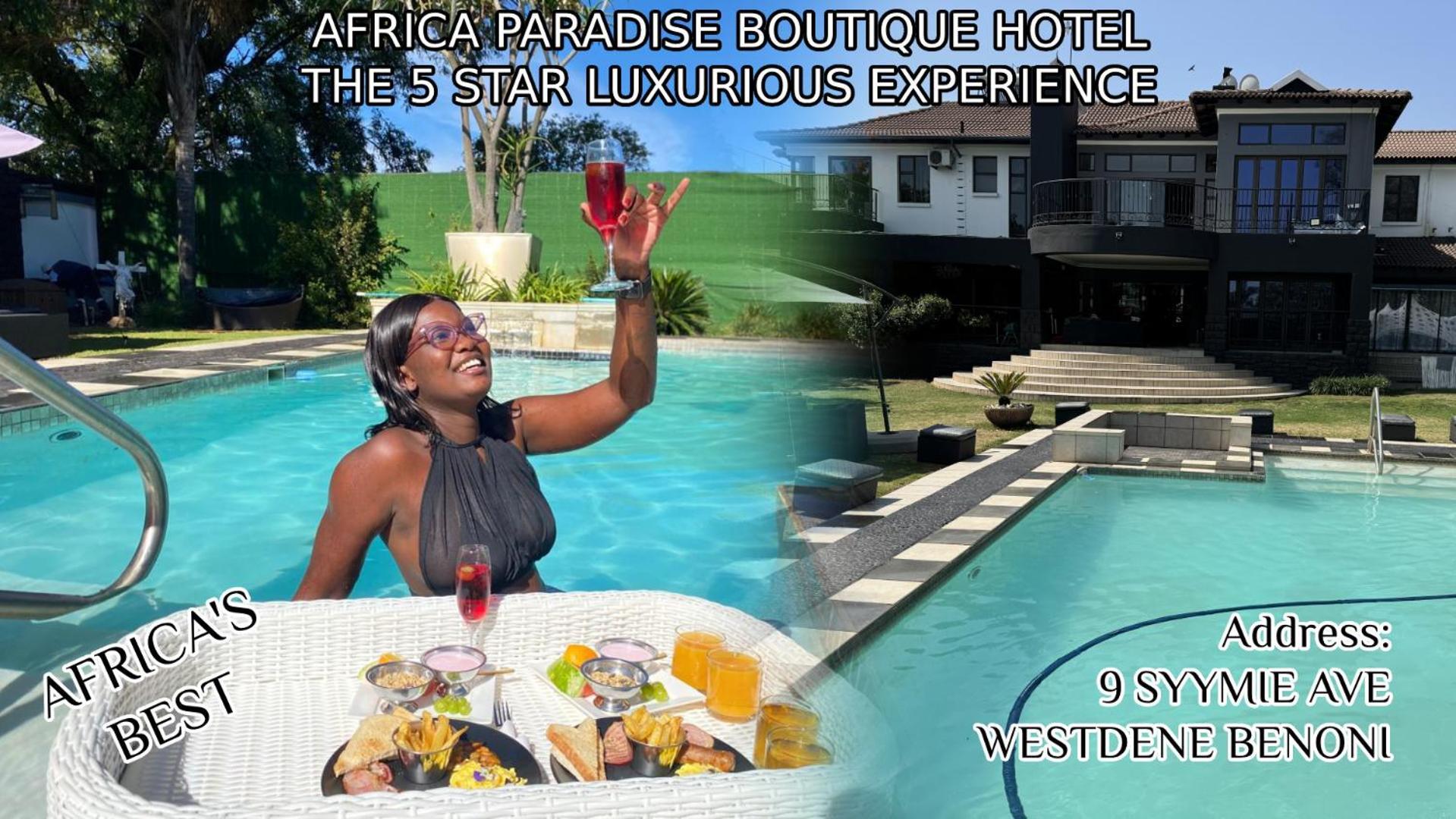 Africa Paradise - Or Tambo Airport Boutique Hotel Бенони Екстериор снимка